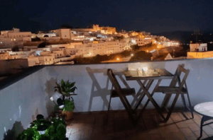 Chalet adosado en Vejer Vistas nocturnas